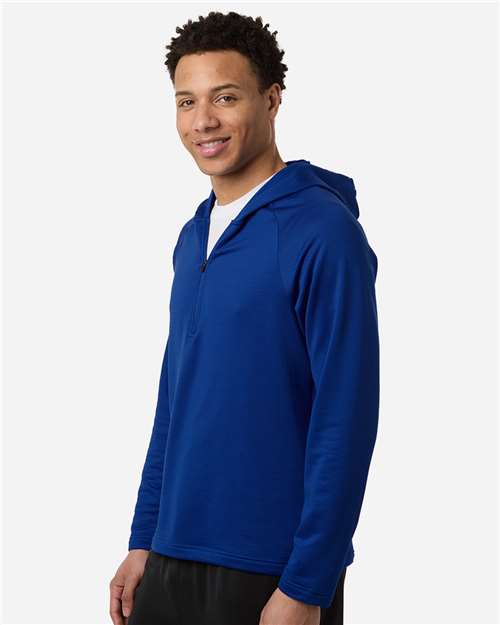 Team 365 Men's Qualify Quarter-Zip Hooded Pullover TT200