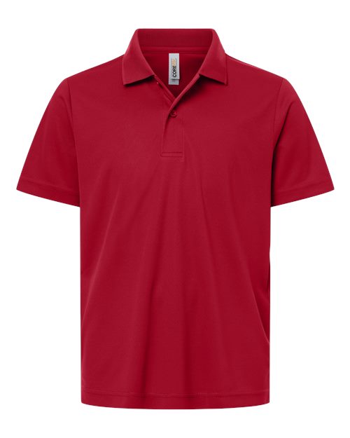 CORE365 Youth Nova Performance Pique Polo CE108Y