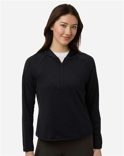 Team 365 Women's Qualify Quarter-Zip Hooded Pullover TT200W