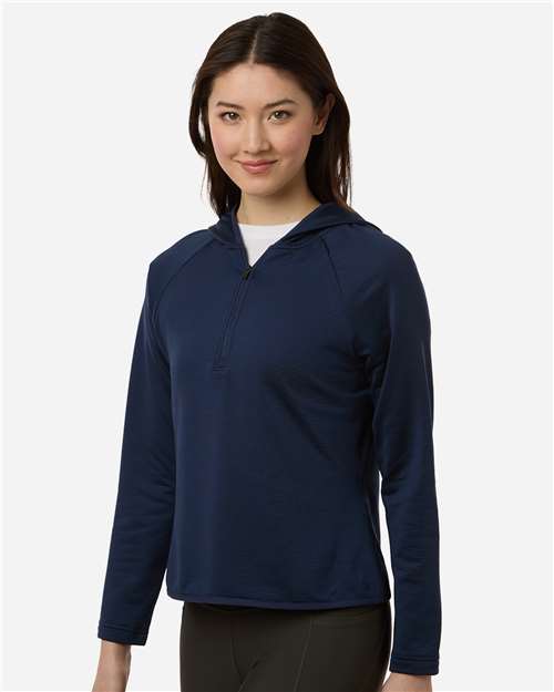 Team 365 Women's Qualify Quarter-Zip Hooded Pullover TT200W
