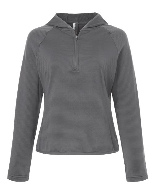 Team 365 Women's Qualify Quarter-Zip Hooded Pullover TT200W