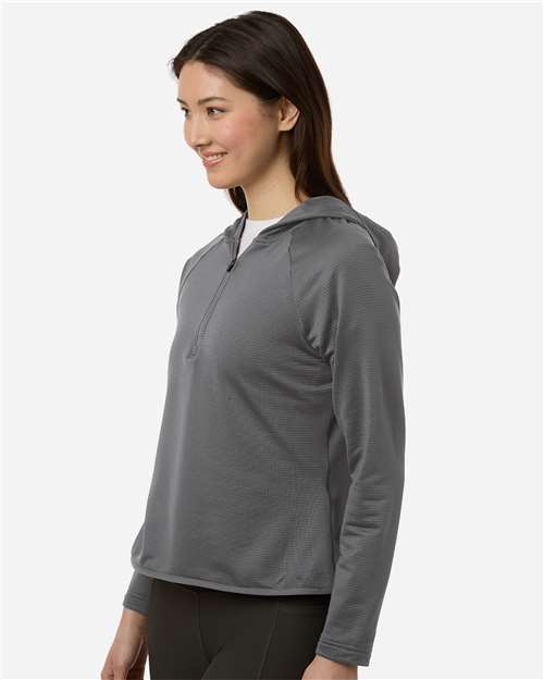 Team 365 Women's Qualify Quarter-Zip Hooded Pullover TT200W