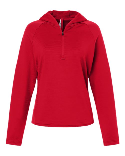 Team 365 Women's Qualify Quarter-Zip Hooded Pullover TT200W