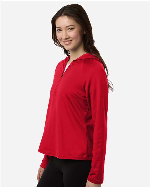 Team 365 Women's Qualify Quarter-Zip Hooded Pullover TT200W