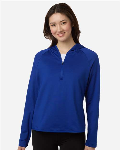 Team 365 Women's Qualify Quarter-Zip Hooded Pullover TT200W