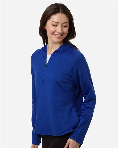 Team 365 Women's Qualify Quarter-Zip Hooded Pullover TT200W
