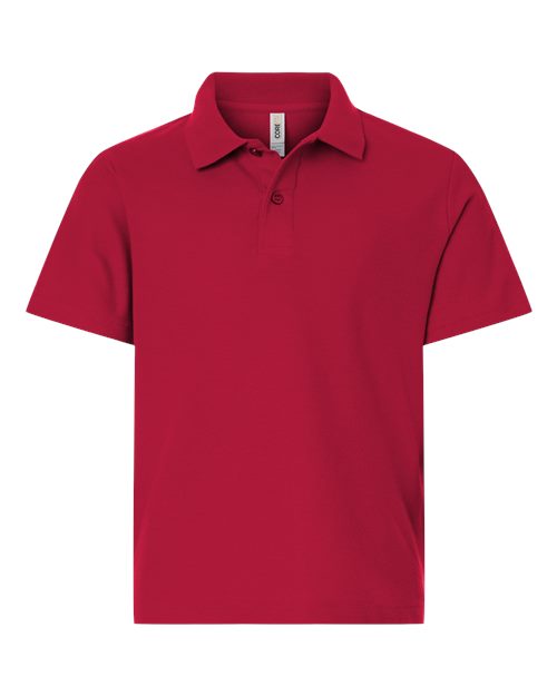 CORE365 Youth Resolve CVC Performance Pique Polo CE106Y