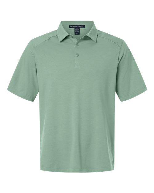 Devon & Jones Men's Seaton Pebble Textured Polo DG102