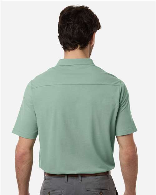 Devon & Jones Men's Seaton Pebble Textured Polo DG102