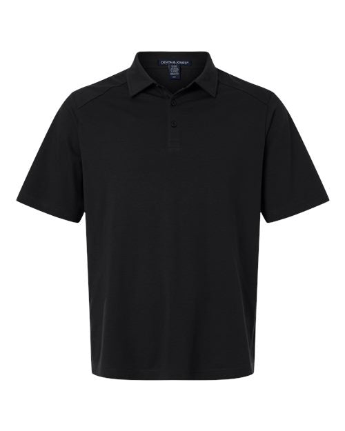 Devon & Jones Men's Seaton Pebble Textured Polo DG102
