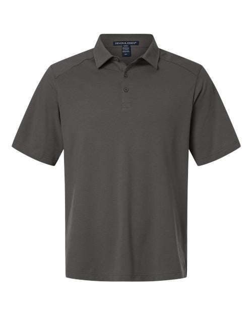 Devon & Jones Men's Seaton Pebble Textured Polo DG102