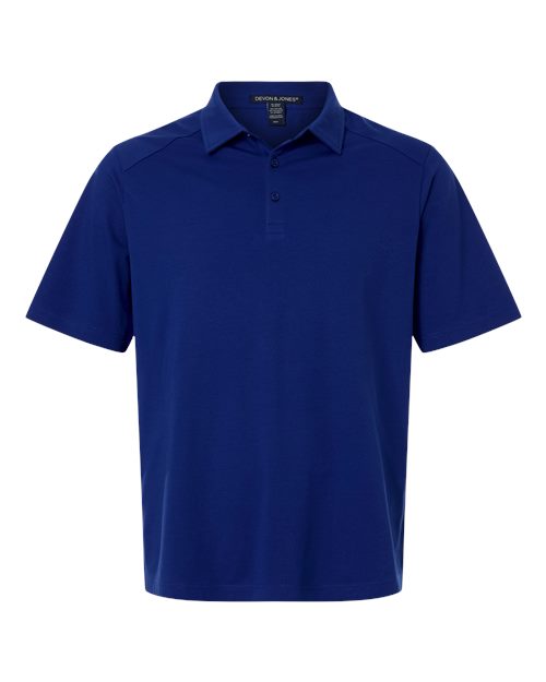 Devon & Jones Men's Seaton Pebble Textured Polo DG102