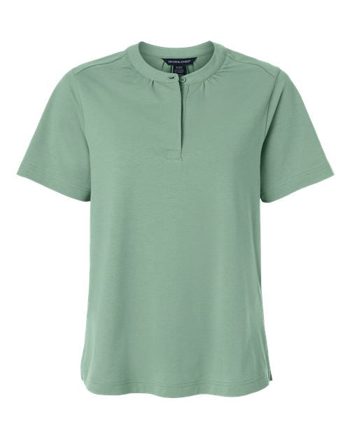Devon & Jones Women's Seaton Pebble Textured Polo DG102W