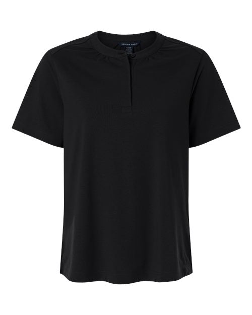 Devon & Jones Women's Seaton Pebble Textured Polo DG102W