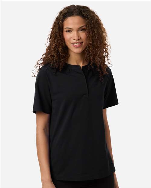 Devon & Jones Women's Seaton Pebble Textured Polo DG102W