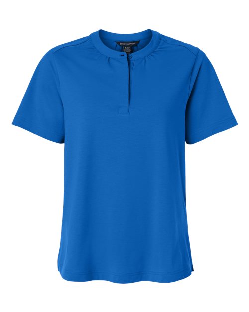 Devon & Jones Women's Seaton Pebble Textured Polo DG102W