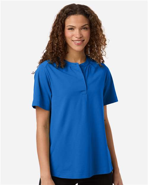 Devon & Jones Women's Seaton Pebble Textured Polo DG102W