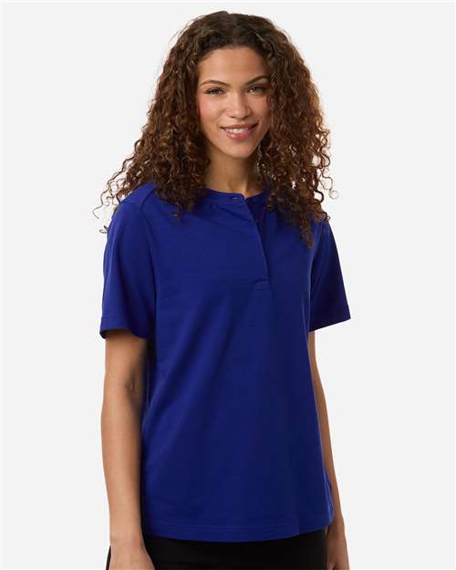 Devon & Jones Women's Seaton Pebble Textured Polo DG102W