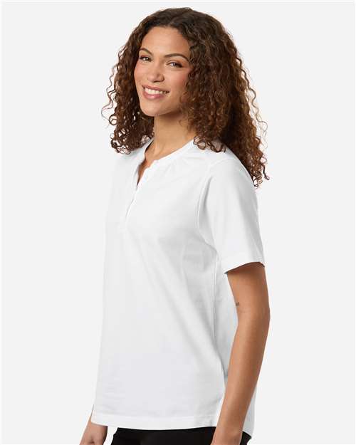 Devon & Jones Women's Seaton Pebble Textured Polo DG102W