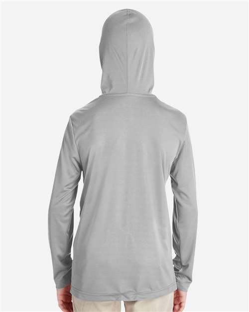 Team 365 Youth Zone Performance Hooded Long Sleeve T-Shirt TT41Y