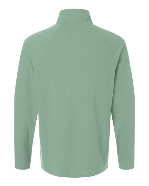 Devon & Jones Men's Seaton Pebble Textured Quarter-Zip Pullover DG402
