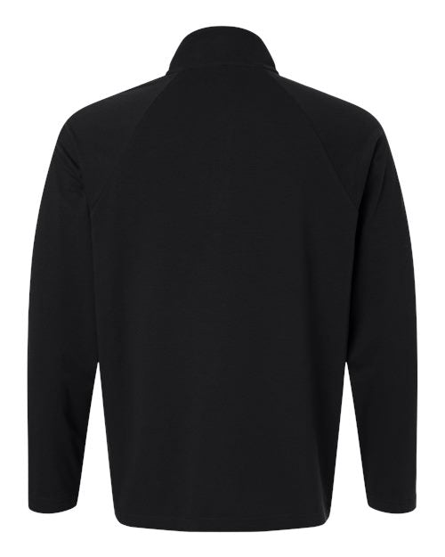 Devon & Jones Men's Seaton Pebble Textured Quarter-Zip Pullover DG402