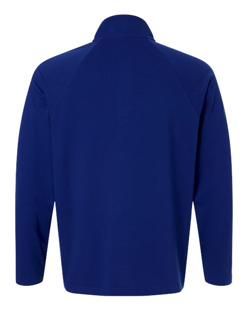 Devon & Jones Men's Seaton Pebble Textured Quarter-Zip Pullover DG402