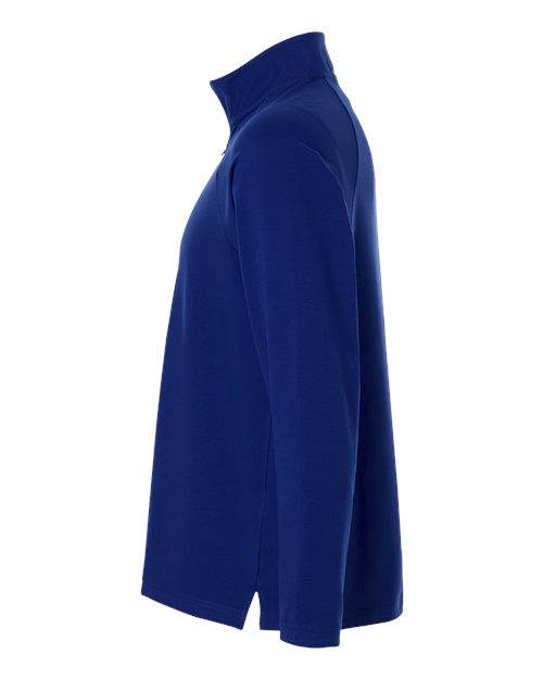 Devon & Jones Men's Seaton Pebble Textured Quarter-Zip Pullover DG402