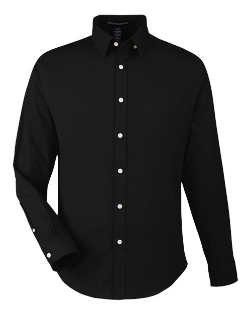 Devon & Jones Men's CrownLux Performance® Spencer Poplin Dress Shirt DG505