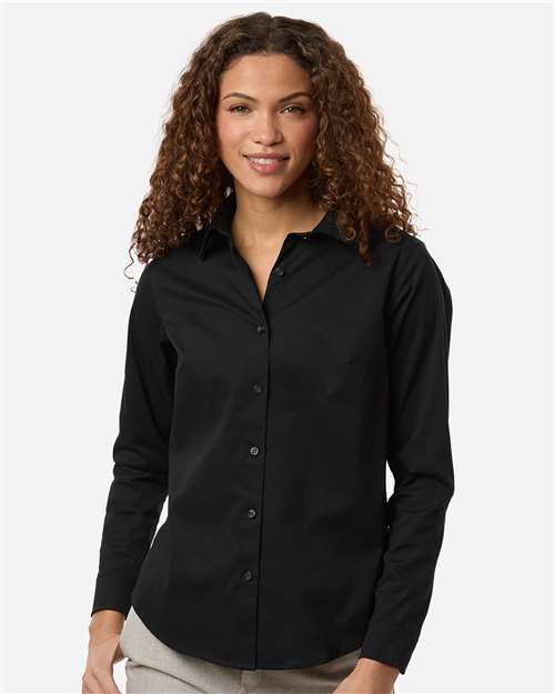 Devon & Jones Women's CrownLux Performance® Spencer Poplin Dress Shirt DG505W