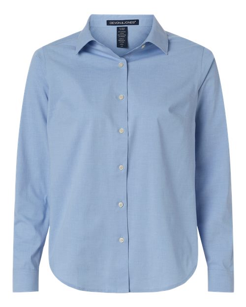 Devon & Jones Women's CrownLux Performance® Spencer Poplin Dress Shirt DG505W