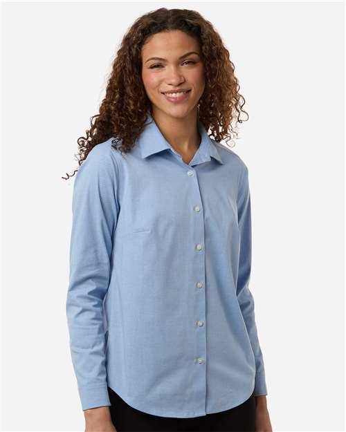 Devon & Jones Women's CrownLux Performance® Spencer Poplin Dress Shirt DG505W