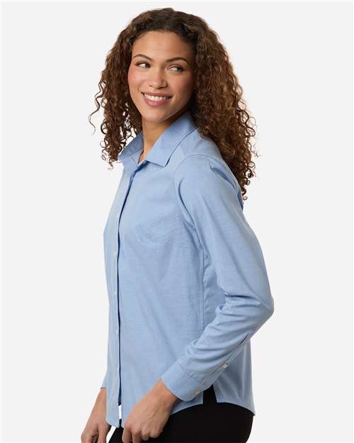 Devon & Jones Women's CrownLux Performance® Spencer Poplin Dress Shirt DG505W