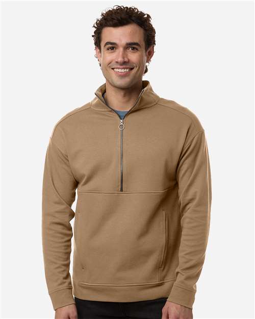 North End Men's Mantra Half-Zip Ottoman Pullover NE220