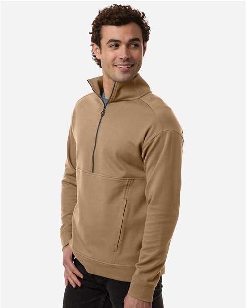 North End Men's Mantra Half-Zip Ottoman Pullover NE220