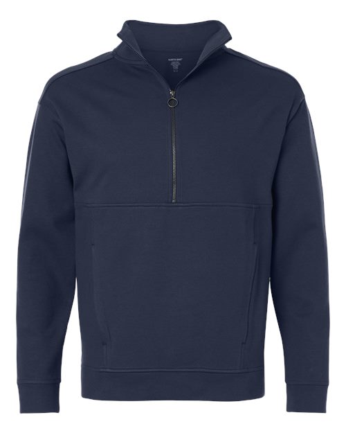 North End Men's Mantra Half-Zip Ottoman Pullover NE220