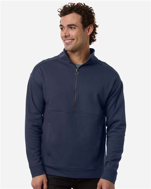 North End Men's Mantra Half-Zip Ottoman Pullover NE220