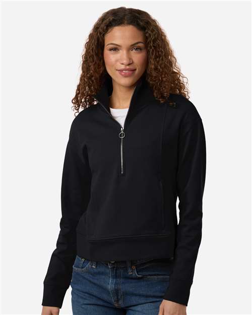North End Women's Mantra Half-Zip Ottoman Pullover NE220W