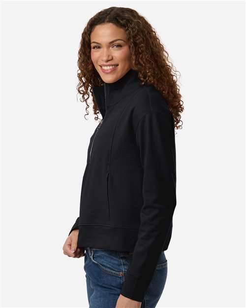North End Women's Mantra Half-Zip Ottoman Pullover NE220W