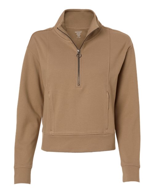 North End Women's Mantra Half-Zip Ottoman Pullover NE220W