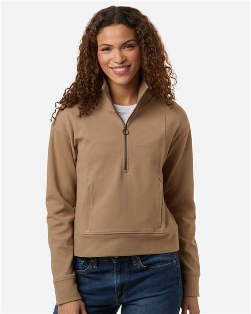 North End Women's Mantra Half-Zip Ottoman Pullover NE220W