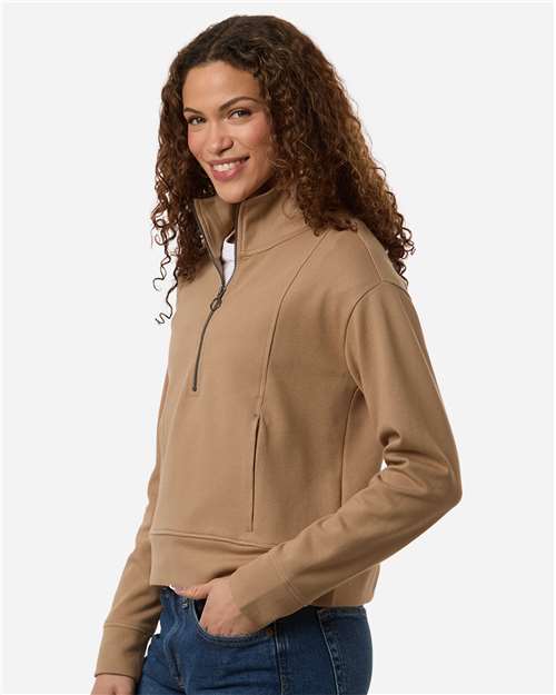 North End Women's Mantra Half-Zip Ottoman Pullover NE220W