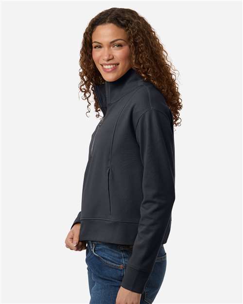 North End Women's Mantra Half-Zip Ottoman Pullover NE220W