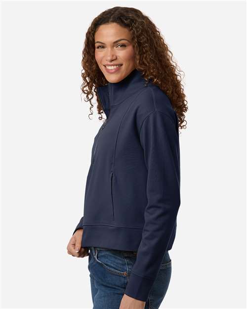 North End Women's Mantra Half-Zip Ottoman Pullover NE220W