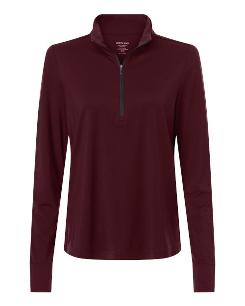 North End Women's JAQ Stretch Performance Quarter-Zip NE405W