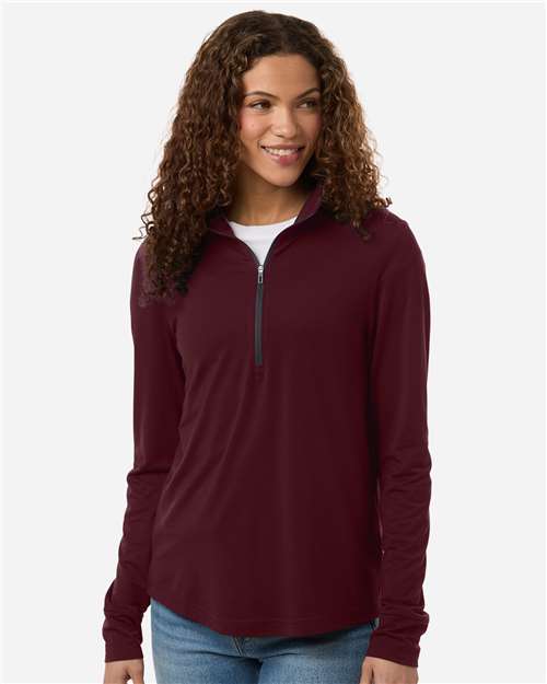 North End Women's JAQ Stretch Performance Quarter-Zip NE405W