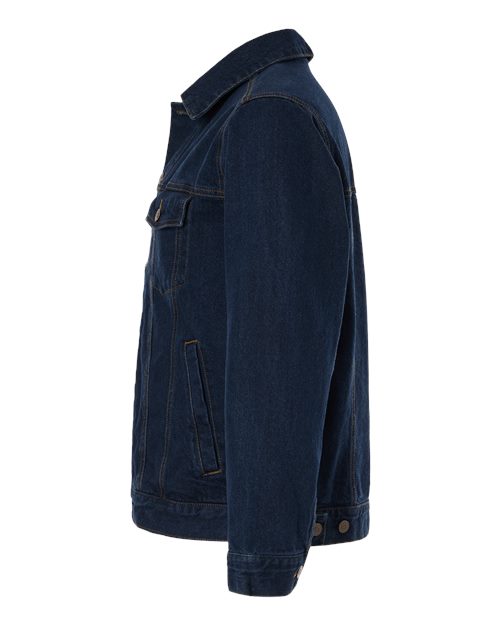 Harriton Unisex Cooper Denim Jacket M75