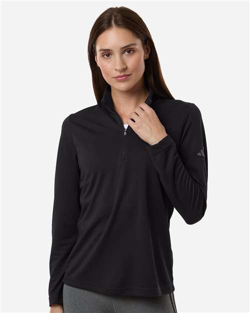 Adidas Women's Lightweight Quarter-Zip Pullover A400