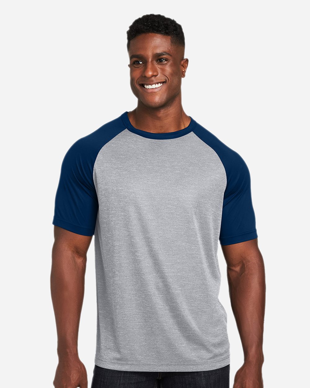 Team 365 Unisex Zone Colorblock Raglan T-Shirt TT62