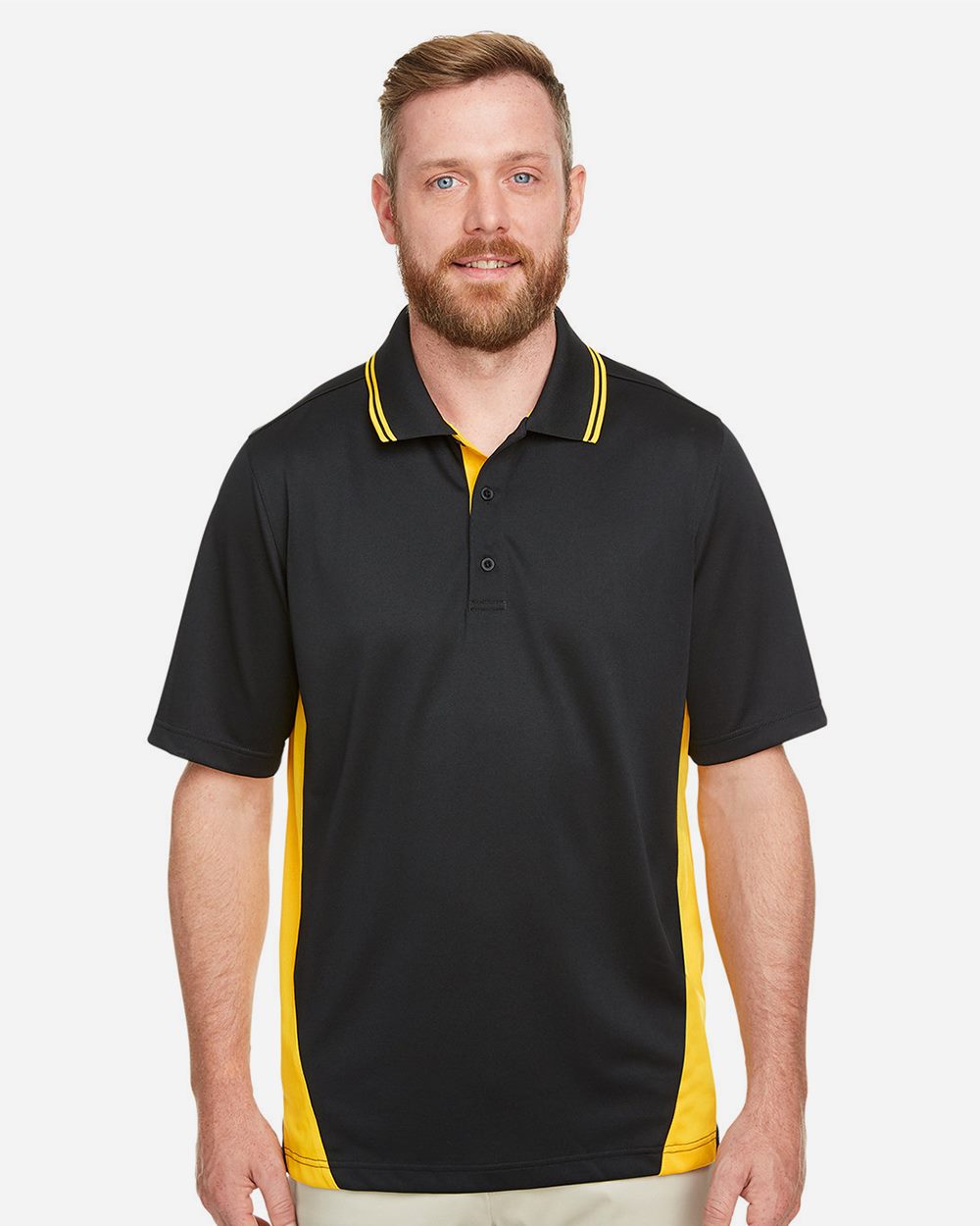 Harriton Men's Flash Snag Protection Plus IL Colorblock Polo M386